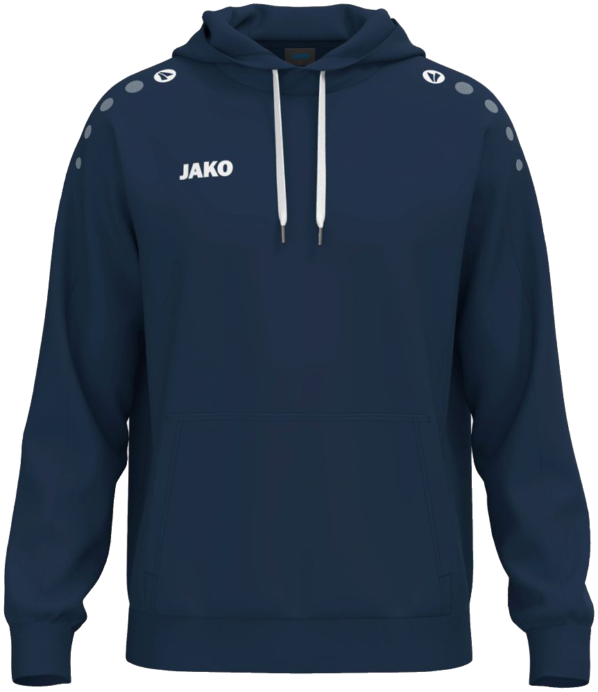 Jako One Hoodie Cotton, 4XL, marine/weiß