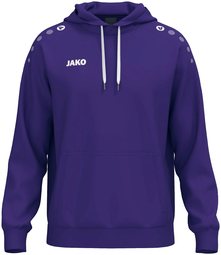 Jako One Hoodie Cotton, 4XL, lila/weiß
