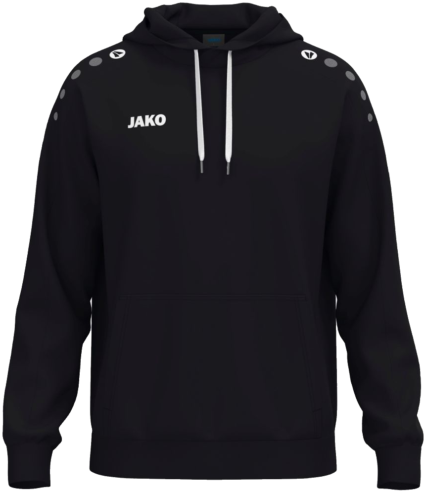 Jako One Hoodie Cotton, 4XL, schwarz/weiß