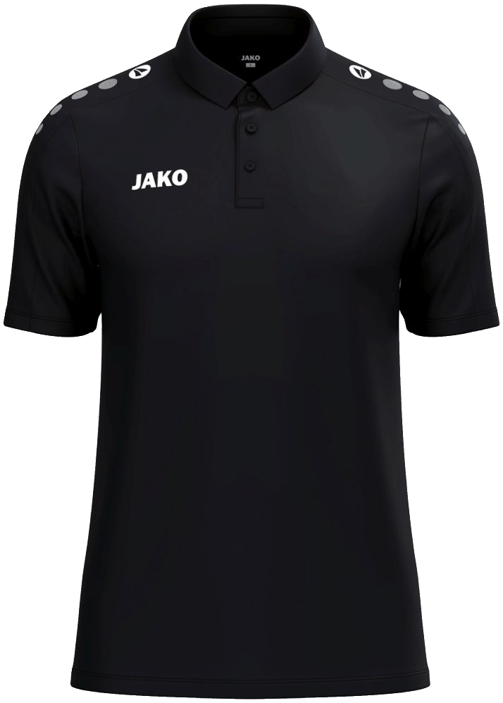 Jako One Poloshirt Cotton, 4XL, schwarz/weiß