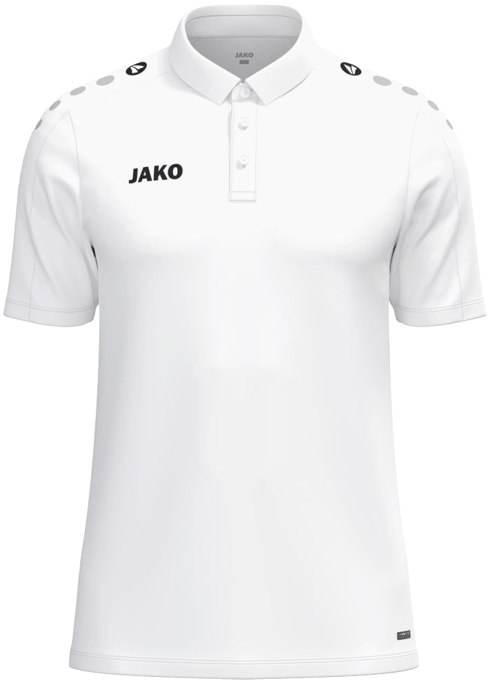 Jako One Poloshirt, 164, weiß/schwarz