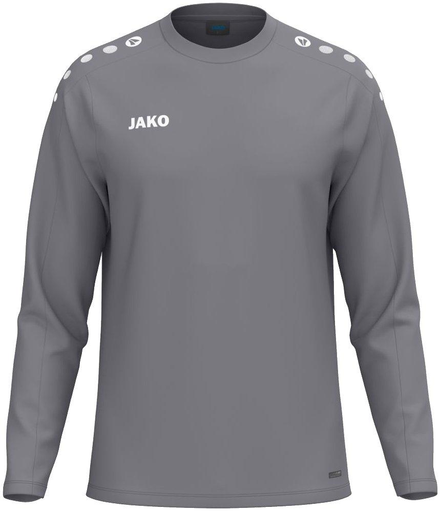 Jako One Sweatshirt, 164, grau/weiß
