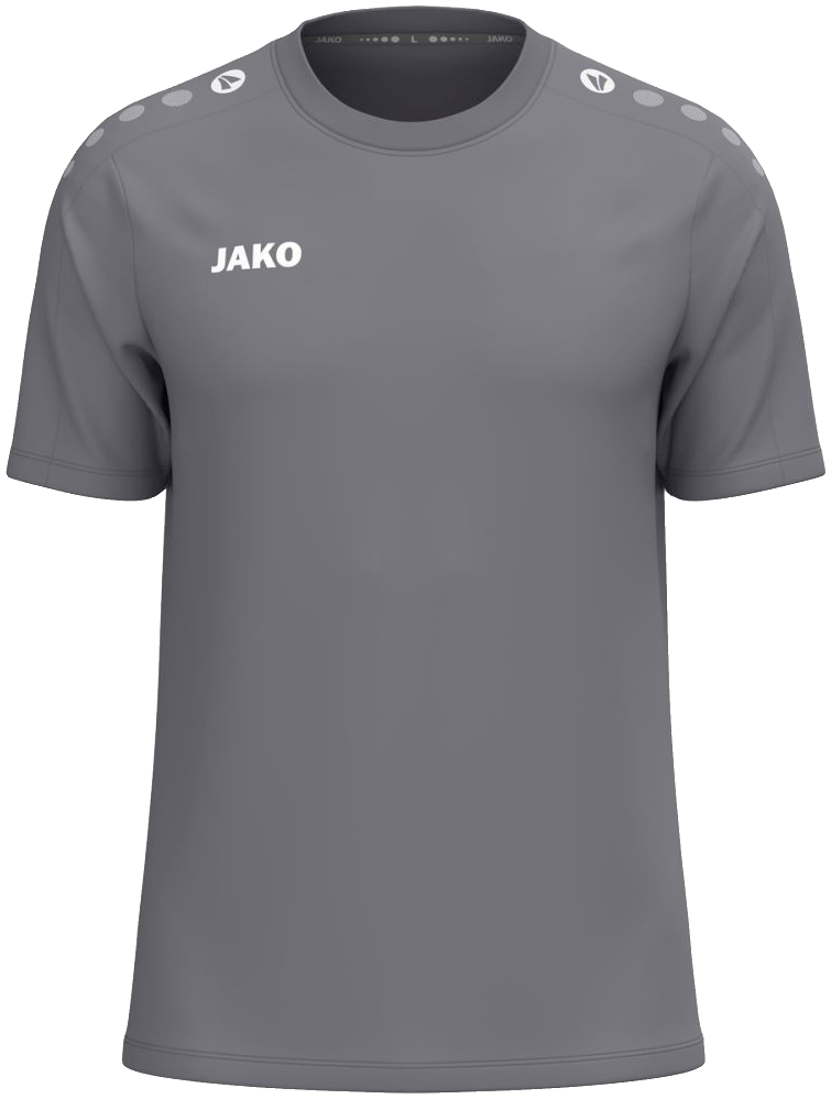 Jako One T-Shirt Cotton, 4XL, grau/weiß