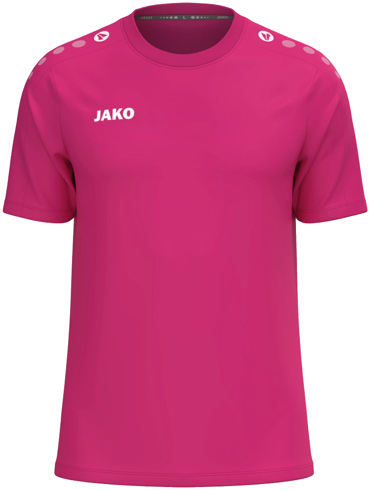 Jako One T-Shirt Cotton, 4XL, pink/weiß