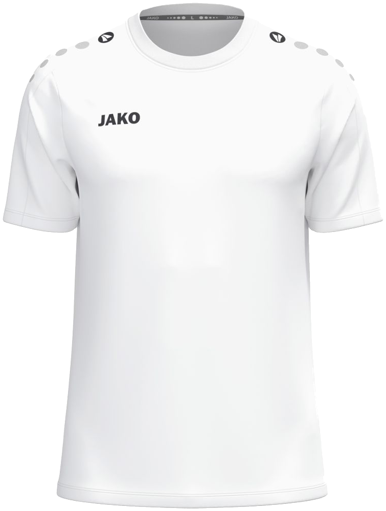 Jako One T-Shirt Cotton, 4XL, weiß/schwarz