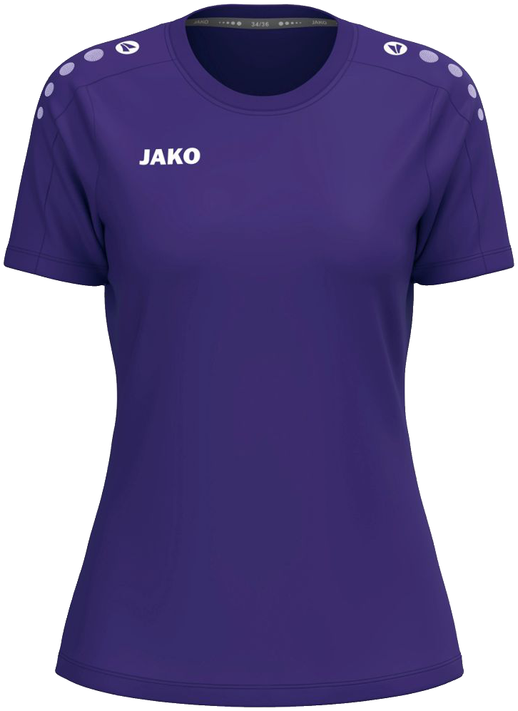 Jako One Damen T-Shirt Cotton, 42-44, lila/weiß