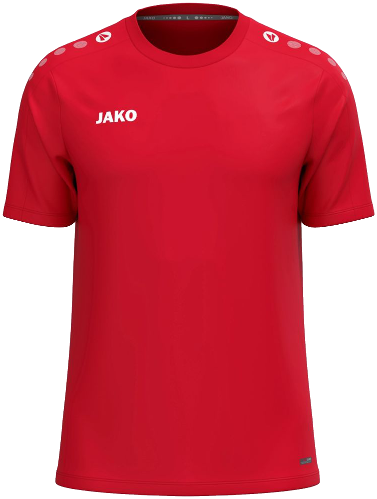 Jako One T-Shirt, 164, rot/weiß