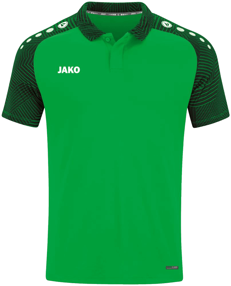 Jako Performance Poloshirt, 164, grün/schwarz