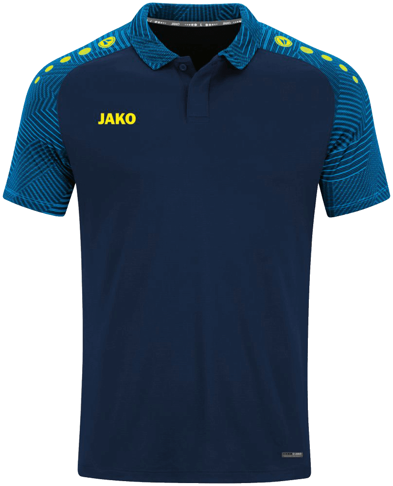 Jako Performance Poloshirt, XL, marine/atlanticblau