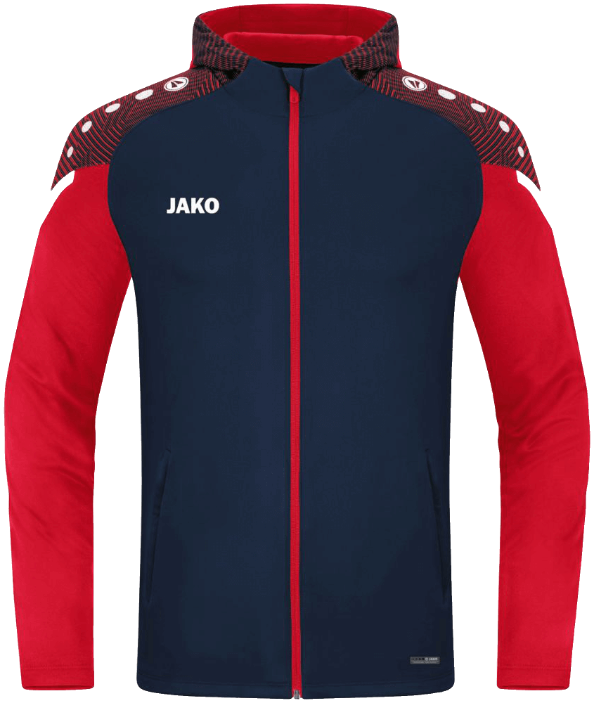 Jako Performance Präsentationsjacke, 4XL, marine/rot