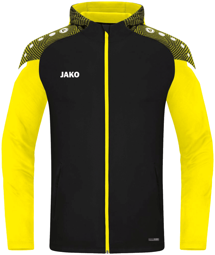 Jako Performance Präsentationsjacke, L, schwarz/gelb