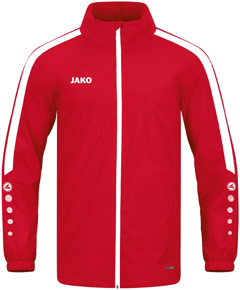 Jako Power Allwetterjacke, XXXL, rot