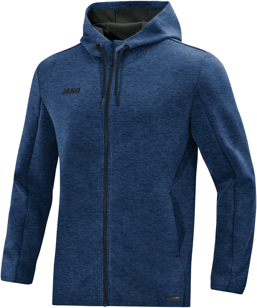 Jako Premium Sportjacke Basics, 4XL, marinemeliert