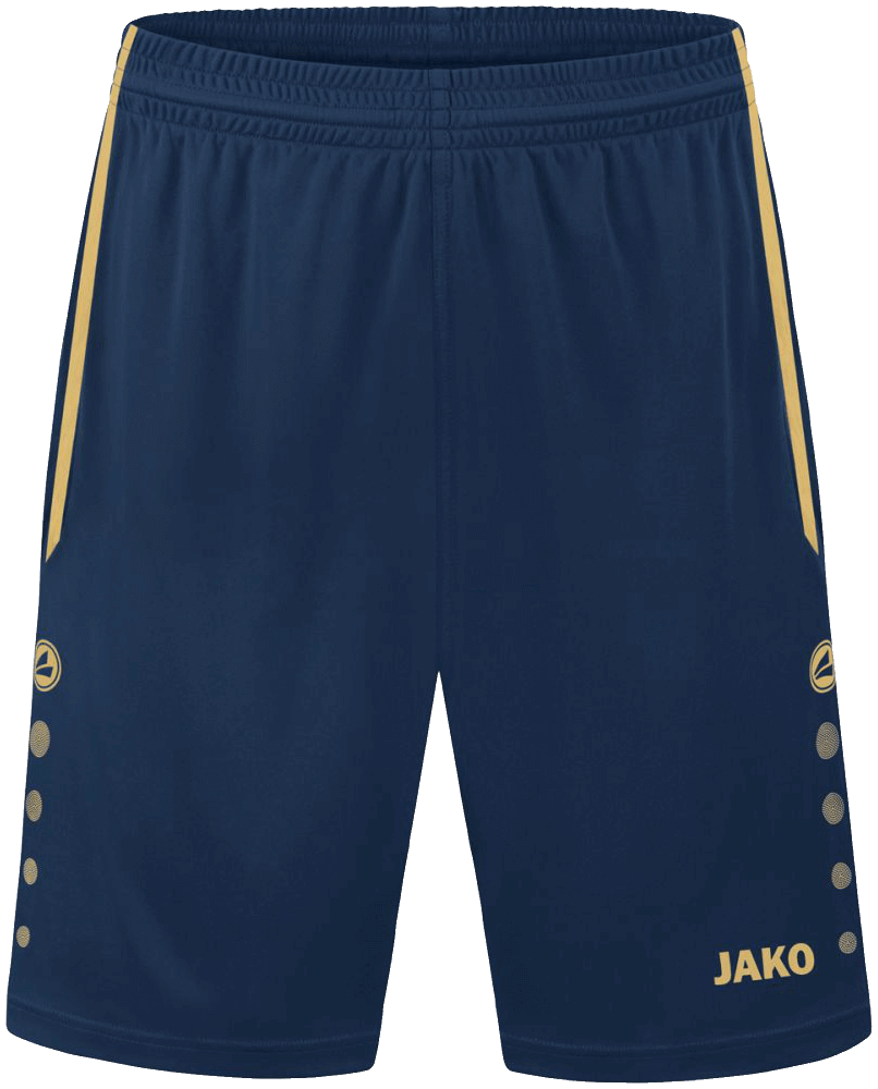 Jako Shorts Allround, 2XL, navy/gold