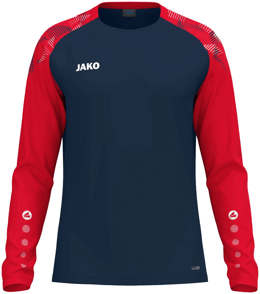 Jako Sonic Longsleeve, 4XL, marine/rot/weiß