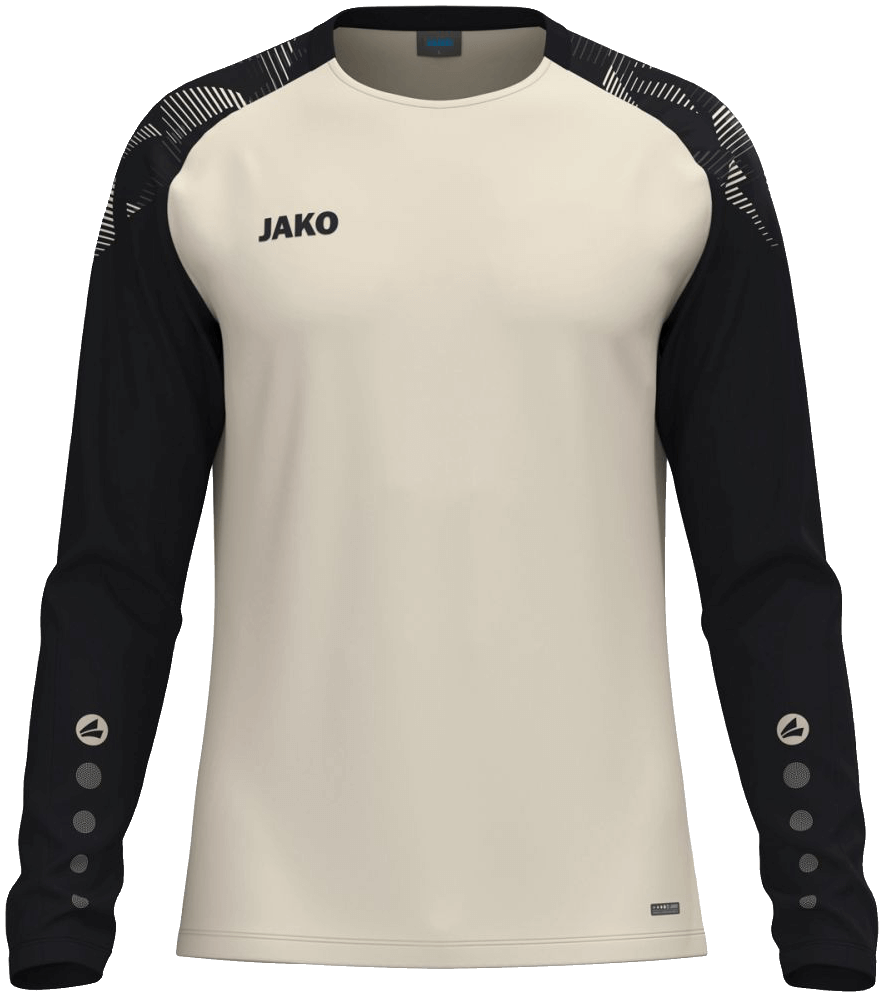 Jako Sonic Longsleeve, 4XL, weiß/schwarz