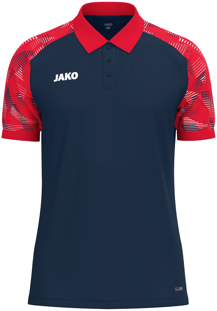 Jako Sonic Poloshirt, 4XL, marine/rot/weiß
