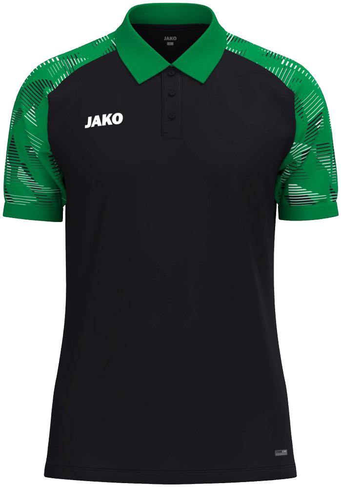 Jako Sonic Poloshirt, 4XL, schwarz/grün/weiß
