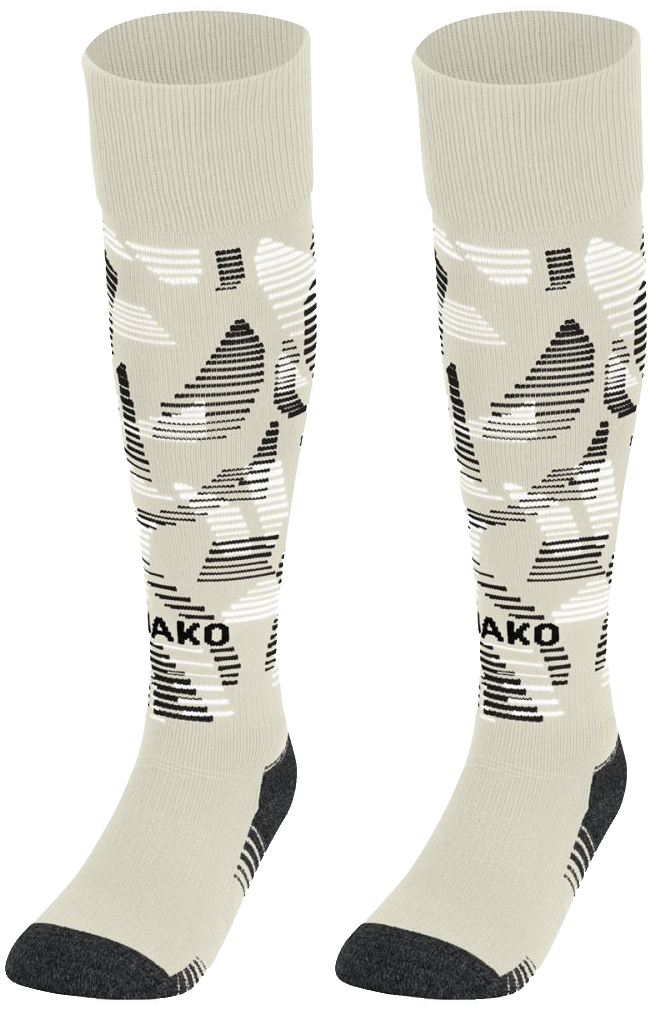Jako Sonic Sockenstutzen, 47-50, weiß/schwarz