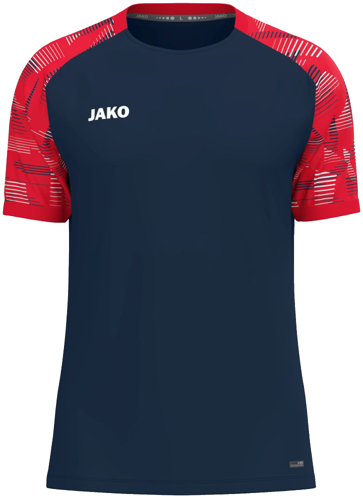 Jako Sonic T-Shirt, 4XL, marine/rot/weiß