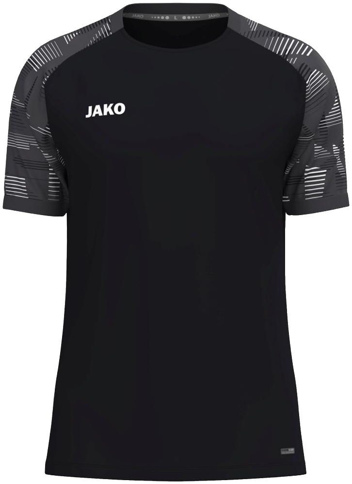 Jako Sonic T-Shirt, 4XL, schwarz/grau/weiß