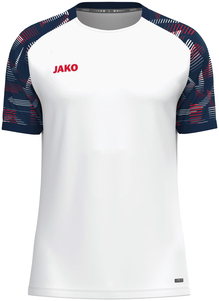 Jako Sonic T-Shirt, 4XL, weiß/marine/rot