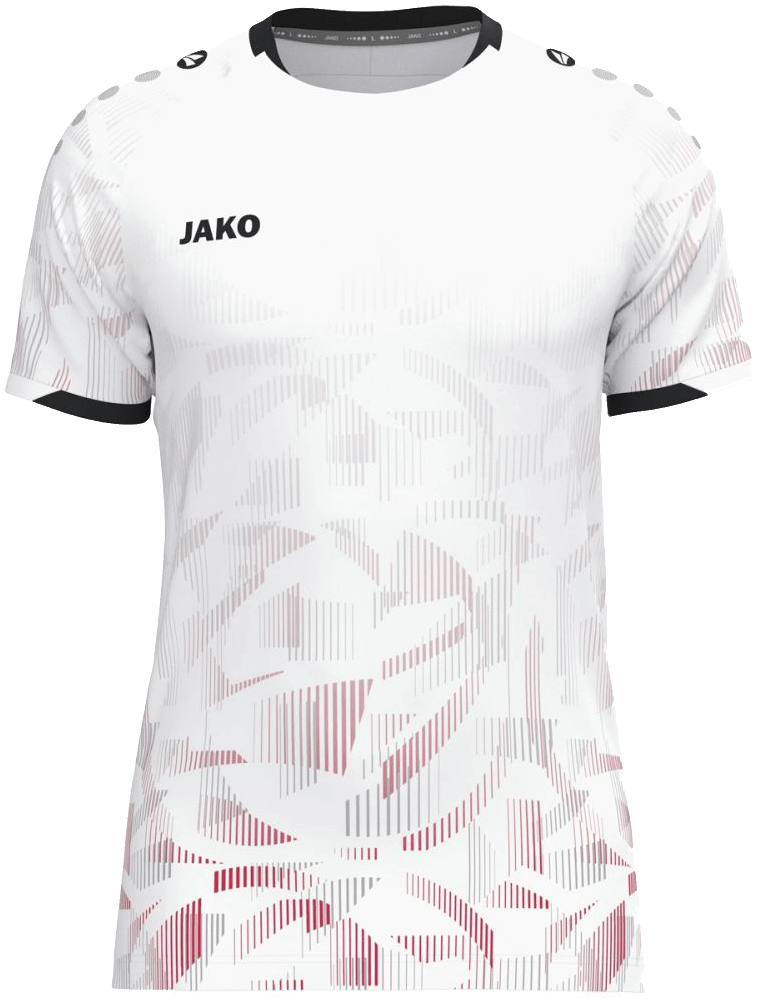 Jako Sonic Trikot, 2XL, weiß/rot/grau