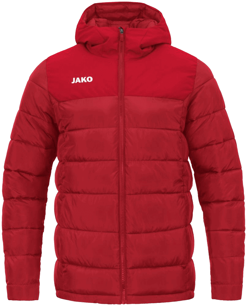Jako Stadionjacke, 4XL, rot/weiß