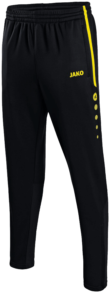 Jako Striker 2.0 Trainingshose Active, 128, schwarz/neongelb