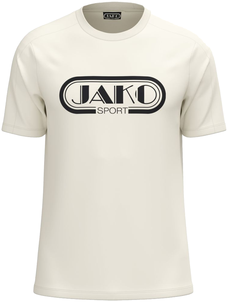 Jako Damen T-Shirt Promo 2.0, 42-44, weiß/schwarz