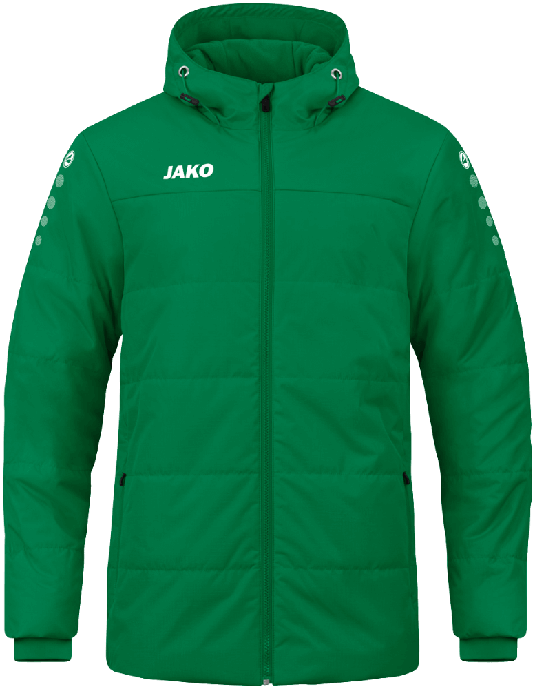Jako Team Coachjacke mit Kapuze