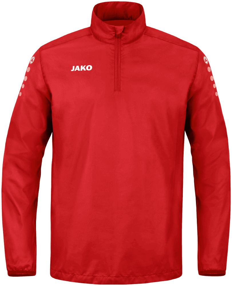 Jako Team Rainzip, 4XL, rot/weiß/schwarz
