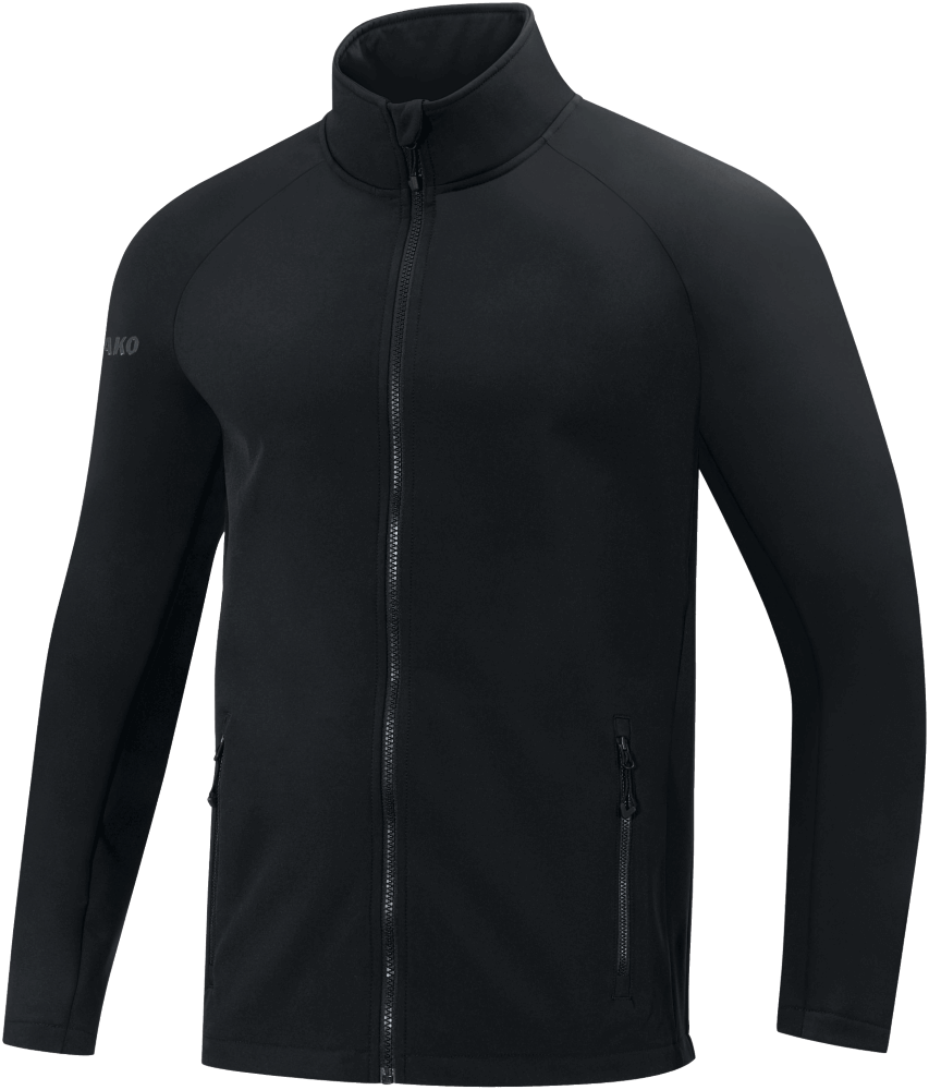 Jako Team Softshelljacke, 164, schwarz