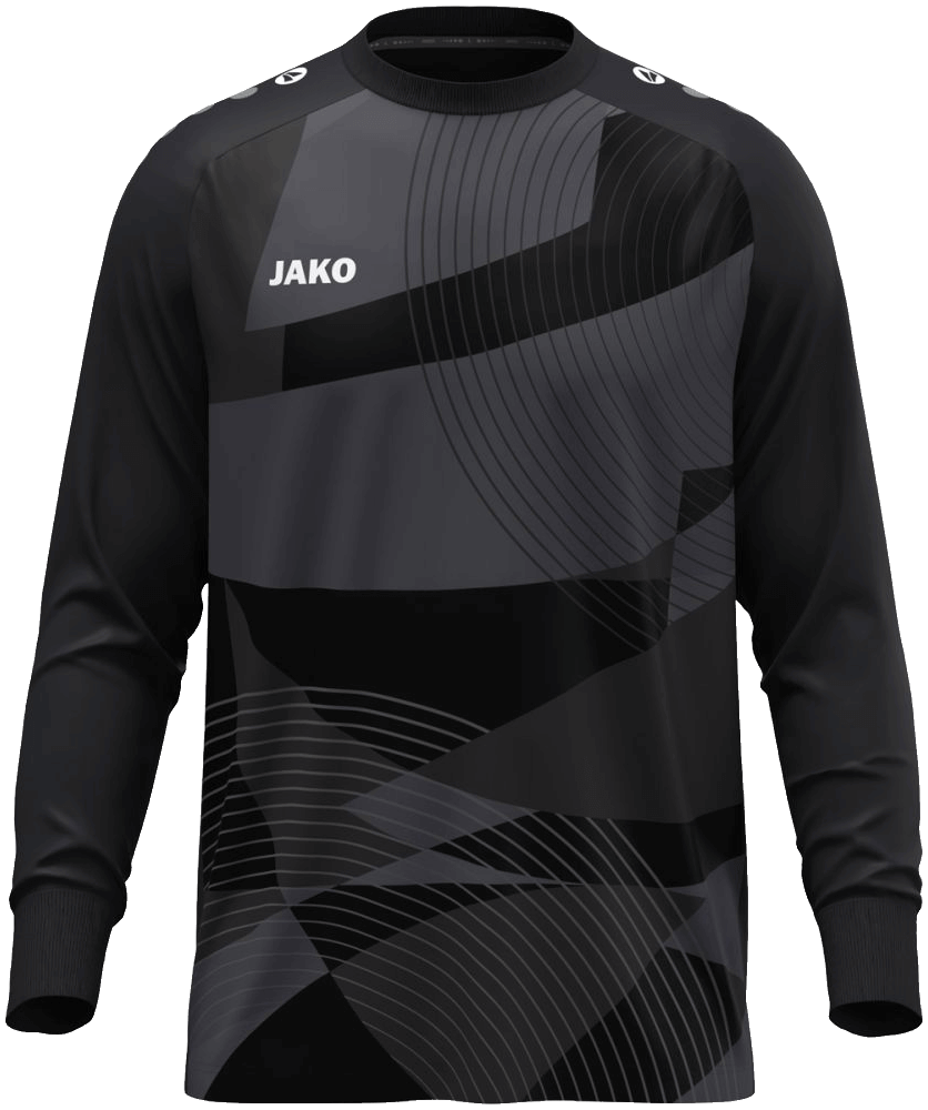Jako Torwarttrikot River, 164, schwarz/weiß