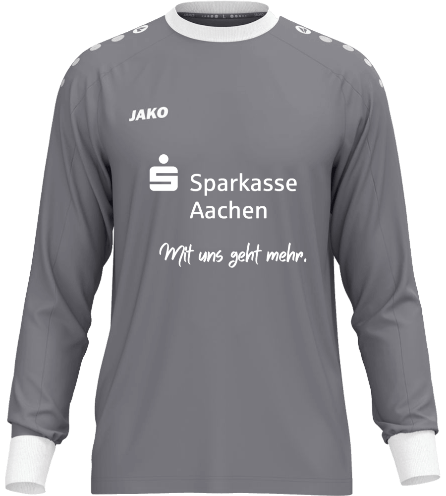 Jako Torwarttrikot Sparkasse Aachen One, 2XL, grau/weiß