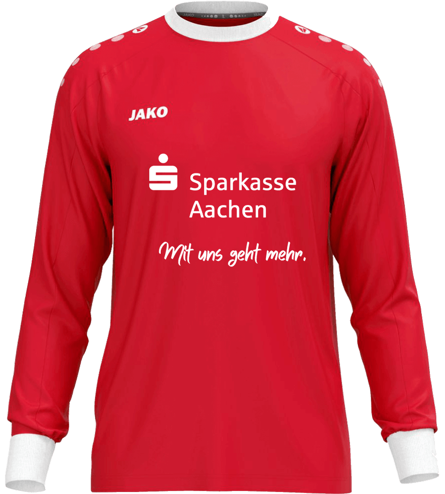 Jako Torwarttrikot Sparkasse Aachen One, 2XL, rot/weiß