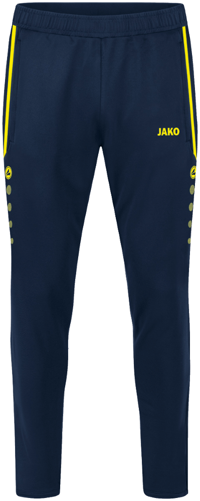 Jako Trainingshose Allround, 38, marine/neongelb