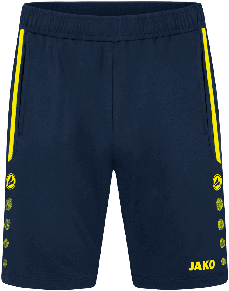 Jako Trainingsshort, 164, marine/neongelb