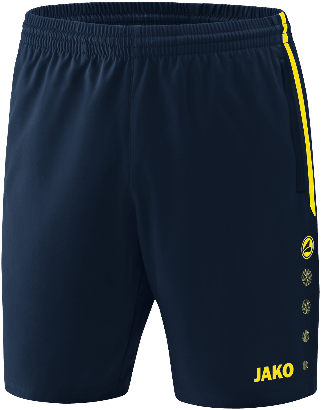Jako Trainingsshort Competition 2.0, 164, marine/neongelb