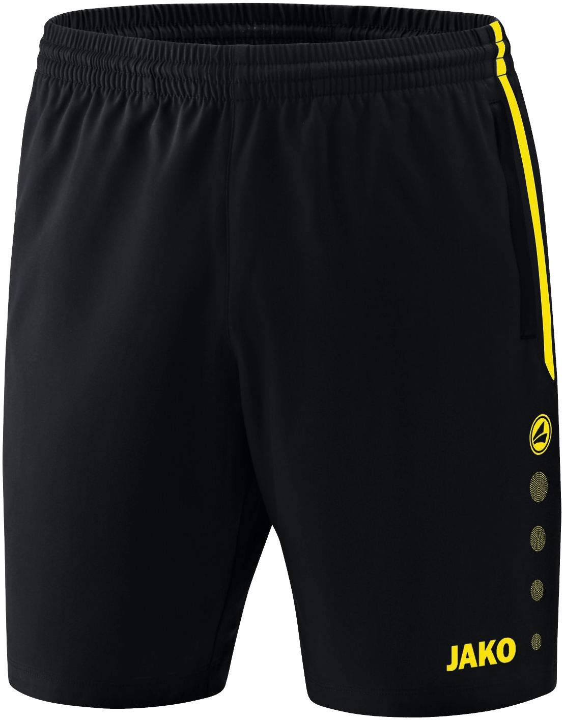 Jako Trainingsshort Competition 2.0, 164, schwarz/neongelb