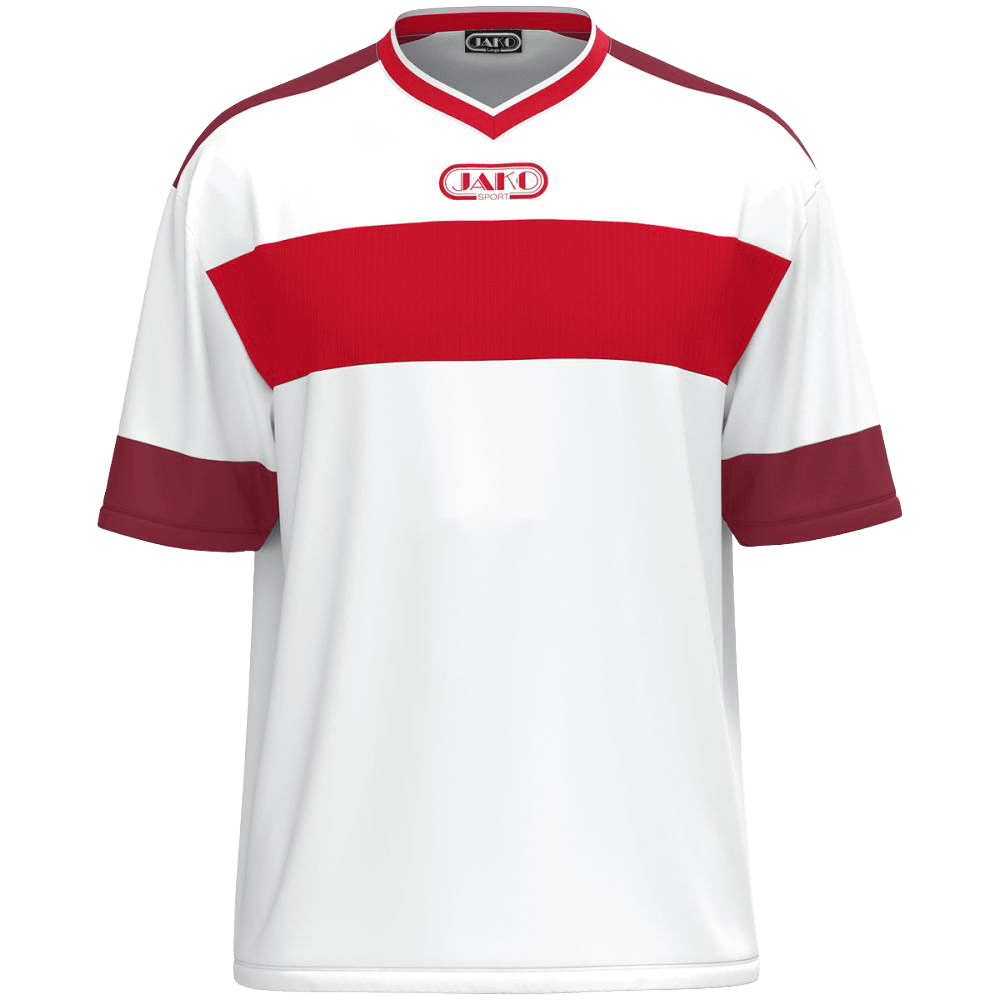Jako Trikot Club 92, 2XL, weiß/rot