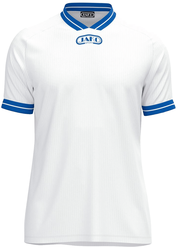 Jako Trikot Retro, 164, weiß/blau