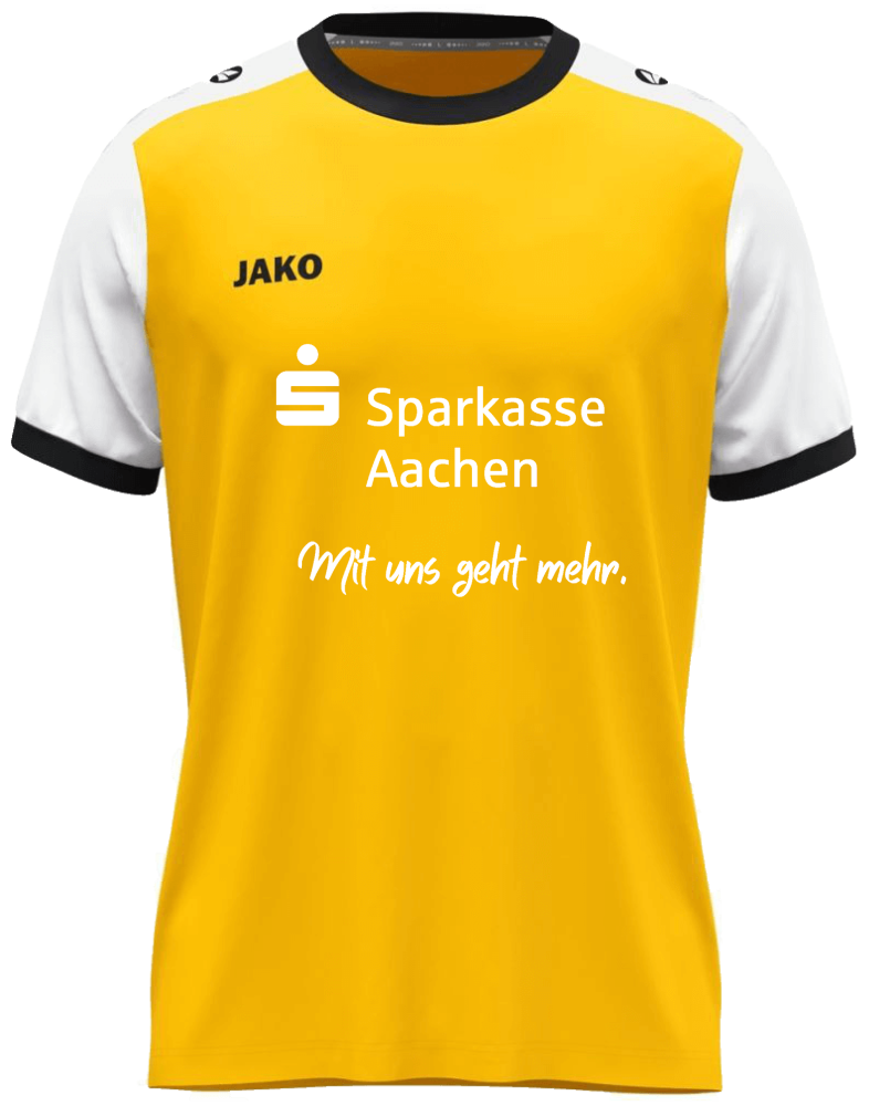 Jako Trikot Sparkasse Aachen Dynamic, 164, gelb/schwarz/weiß