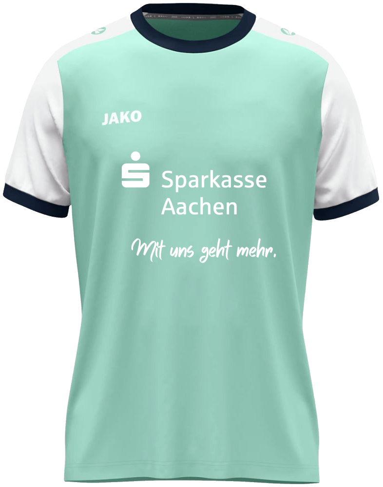 Jako Trikot Sparkasse Aachen Dynamic, 3XL, mint/weiß