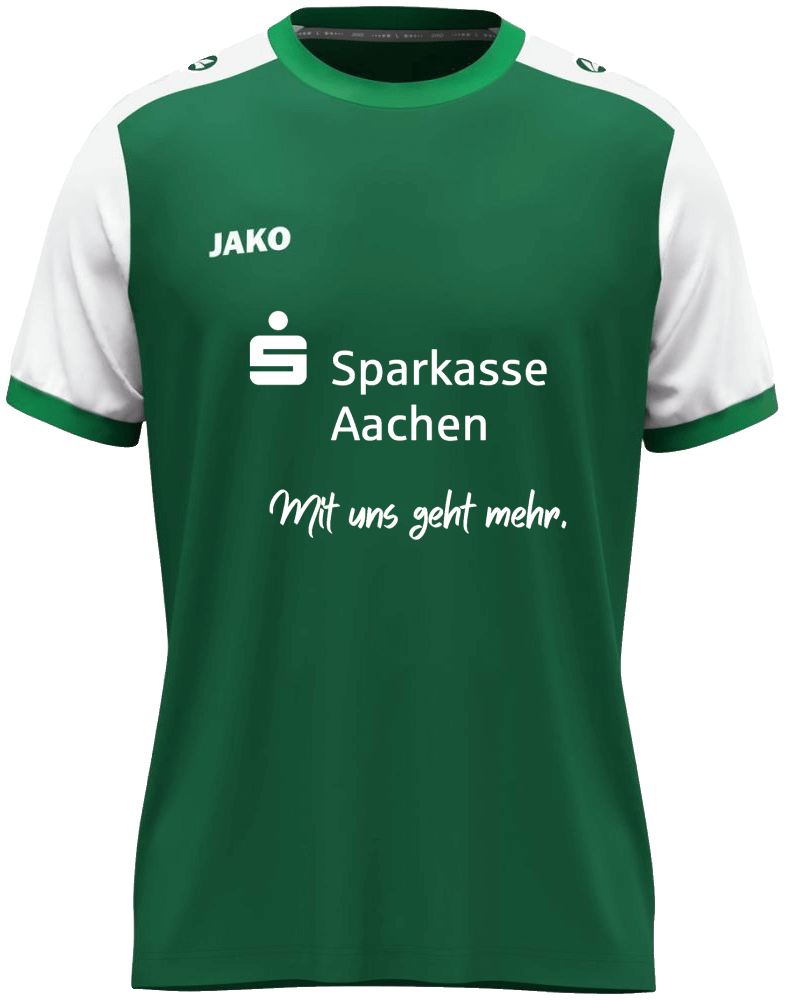 Jako Trikot Sparkasse Aachen Dynamic, 3XL, dunkelgrün/weiß
