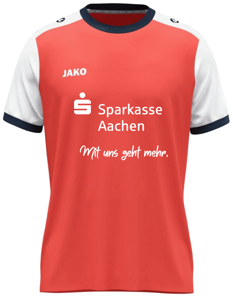 Jako Trikot Sparkasse Aachen Dynamic, 164, orange/weiß