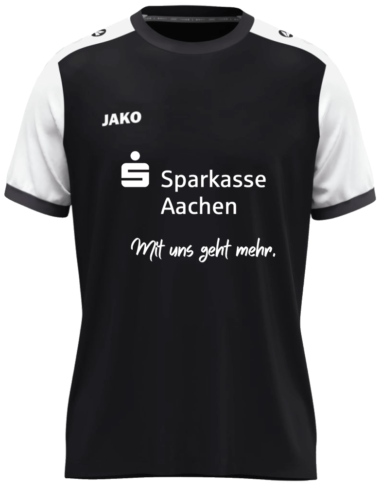 Jako Trikot Sparkasse Aachen Dynamic, 3XL, schwarz/weiß/dunkelgrau