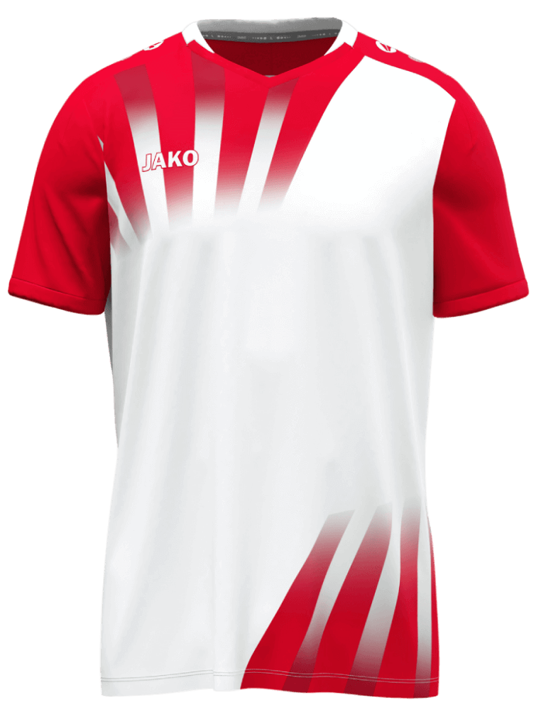 Jako Trikot Vintage, 2XL, weiß/rot