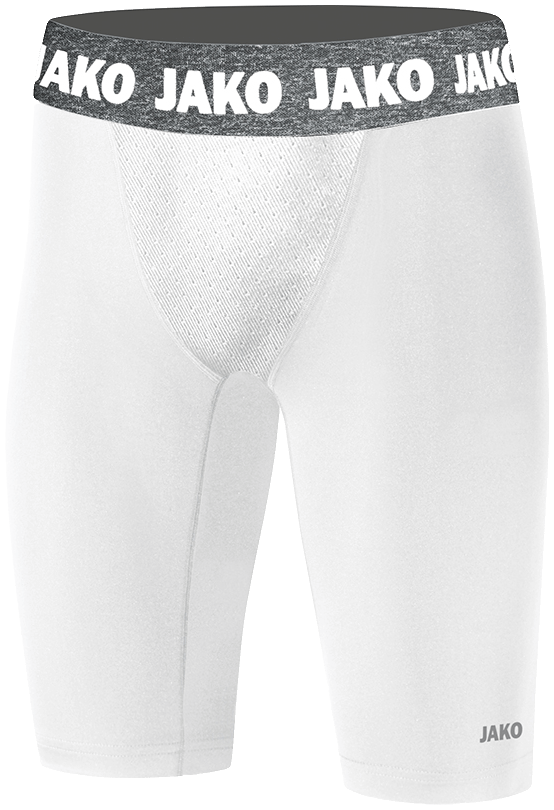 Jako Unterziehhose Fussball kurz Compression 2.0, XXL, weiß