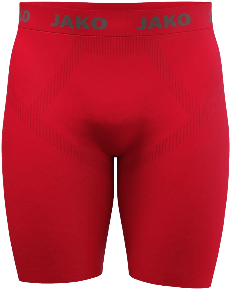 Jako Unterziehtights kurz Seamless, 2XL, rot/weiß